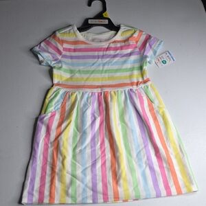 Garanimals Multicolor Striped Casual Dress